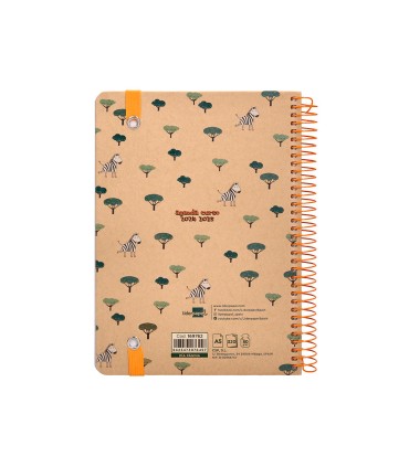 Agenda escolar liderpapel ano 24 25 escolar classic zebra dia pagina a5 tetra