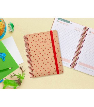 Agenda escolar liderpapel ano 24 25 escolar classic smile dia pagina a5 tetra