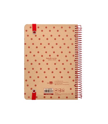 Agenda escolar liderpapel ano 24 25 escolar classic smile dia pagina a5 tetra