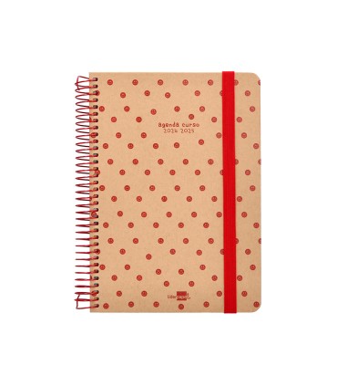 Agenda escolar liderpapel ano 24 25 escolar classic smile dia pagina a5 tetra