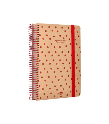 Agenda escolar liderpapel ano 24 25 escolar classic smile dia pagina a5 tetra