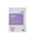 Recambio liderpapel a4 20050 hojas 90g m2 cuadro 4 mm con margen 4 taladros