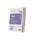 Recambio liderpapel a4 20050 hojas 90g m2 cuadro 5 mm 4 taladros bandas de 5 colores