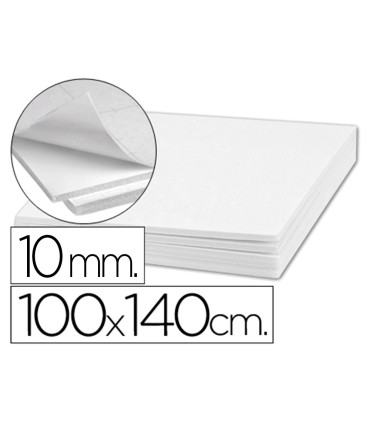 Carton pluma liderpapel blanco doble cara 100x140cm espesor 10 mm