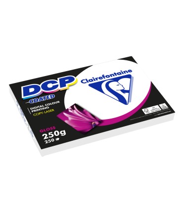 Papel fotocopiadora color dcp coated glossy din a4 250 gramos paquete 250 hojas