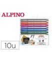 Rotulador alpino metallic marker color experience estuche de 10 unidades colores surtidos