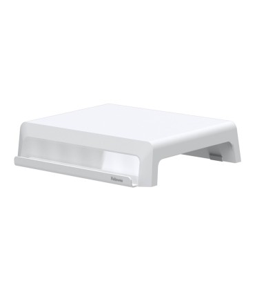 Soporte fellowes para monitor breyta 3 ajustes de altura hasta 30 kg 100 reciclable 350x300x80 118 155 mm blanco