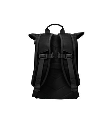 Cartera antartik mochila water proof enrollable diseno casual color negro 480x130x280 mm