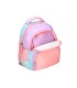 Cartera escolar liderpapel moc hila multibolsillo infantil azul rosa morado 350x110x270 mm