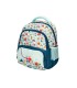 Cartera escolar liderpapel moc hila multibolsillo infantil cars azul 350x110x270 mm