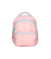 Cartera escolar liderpapel moc hila multibolsillo infantil rainbows rosa 350x110x270 mm