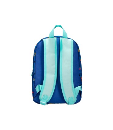 Cartera escolar liderpapel moc hila infantil safari diseno cocodrilo azul marino 330x100x250 mm