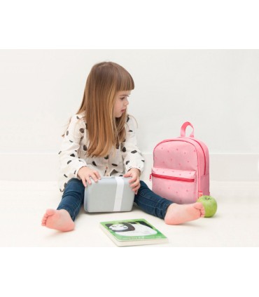 Cartera preescolar liderpapel mochila infantil diseno rosa 250x115x210 mm