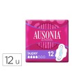 Compresa ausonia ultrafina super con alas caja de 12 unidades