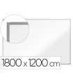 Pizarra blanca nobo essence acero vitrificado magnetica 1800x1200 mm