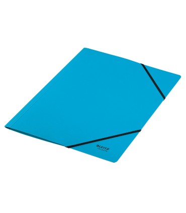 Carpeta leitz recycle gomas din a4 carton reciclable 100 azul