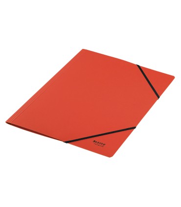 Carpeta leitz recycle gomas din a4 carton reciclable 100 rojo