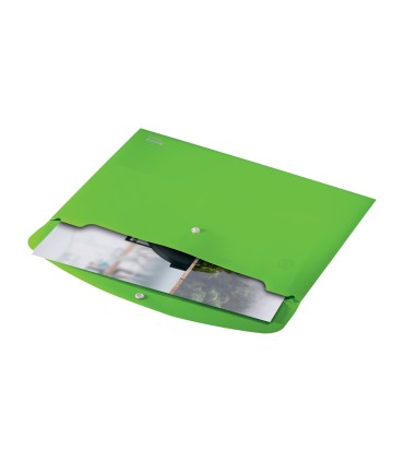 Carpeta leitz recycle portadocumentos broche din a4 polipropileno verde