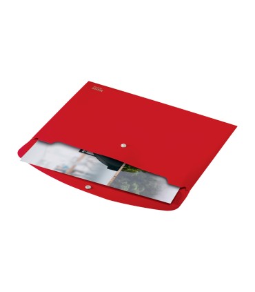 Carpeta leitz recycle portadocumentos broche din a4 polipropileno rojo