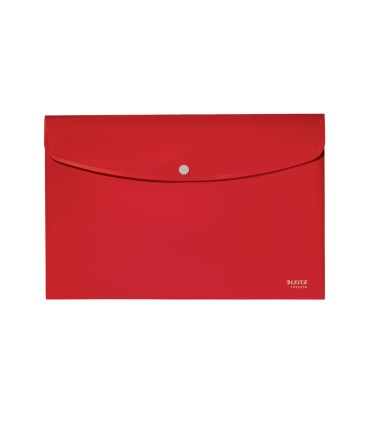 Carpeta leitz recycle portadocumentos broche din a4 polipropileno rojo