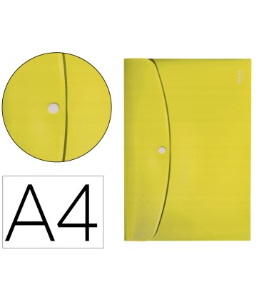 Carpeta leitz recycle portadocumentos broche din a4 polipropileno amarillo