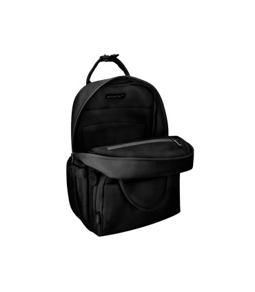 Mochila antartik diseno casual con asa multibolsillo color negro 410x120x290 mm