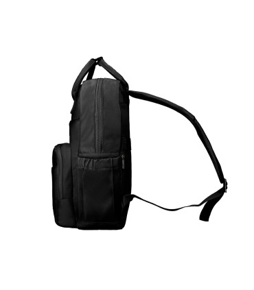 Mochila antartik diseno casual con asa multibolsillo color negro 410x120x290 mm