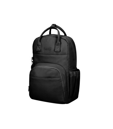 Mochila antartik diseno casual con asa multibolsillo color negro 410x120x290 mm