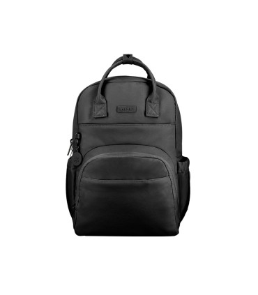 Mochila antartik diseno casual con asa multibolsillo color negro 410x120x290 mm