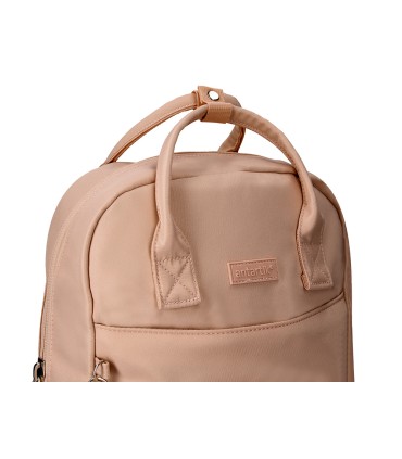 Mochila antartik diseno casual con asa multibolsillo color beige 410x120x290 mm