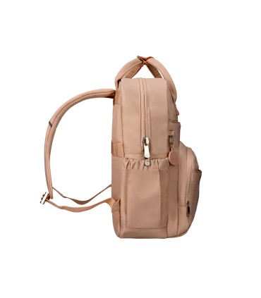 Mochila antartik diseno casual con asa multibolsillo color beige 410x120x290 mm