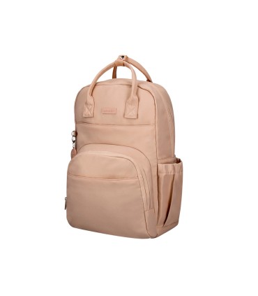 Mochila antartik diseno casual con asa multibolsillo color beige 410x120x290 mm