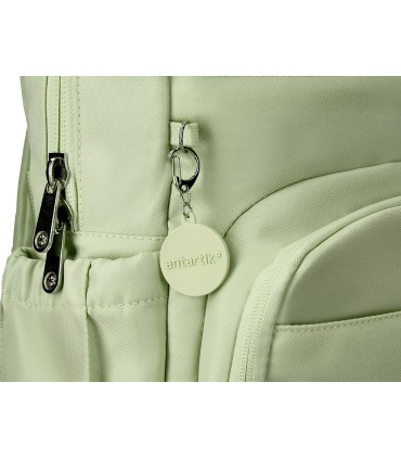 Mochila antartik diseno casual con asa multibolsillo color verde matcha 410x120x290 mm