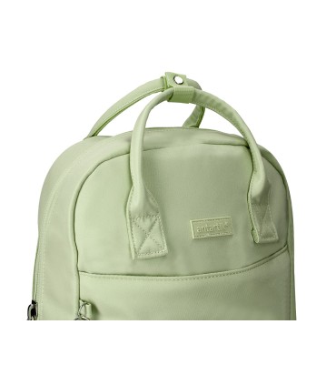 Mochila antartik diseno casual con asa multibolsillo color verde matcha 410x120x290 mm