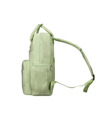 Mochila antartik diseno casual con asa multibolsillo color verde matcha 410x120x290 mm