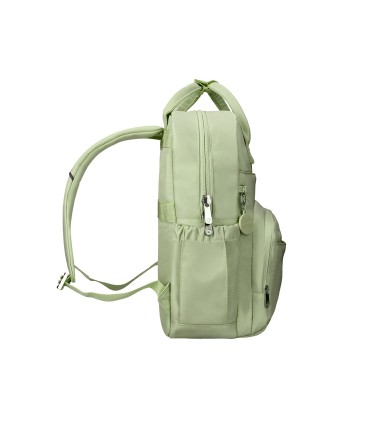 Mochila antartik diseno casual con asa multibolsillo color verde matcha 410x120x290 mm