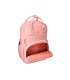 Mochila antartik diseno casual con asa multibolsillo color rosa 410x120x290 mm