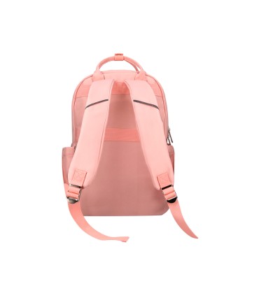 Mochila antartik diseno casual con asa multibolsillo color rosa 410x120x290 mm