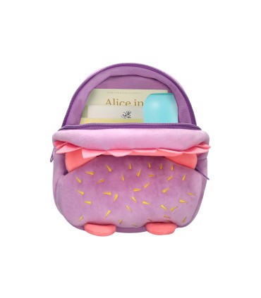 Cartera preescolar liderpapel mochila infantil peluche erizo 260x100x240 mm