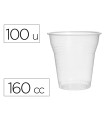 Vaso de plastico transparente 160 cc paquete de 100 unidades