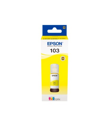 Tinta epson ecotank 103 l3110 3150 3151 5190 amarillo botella de 65 ml