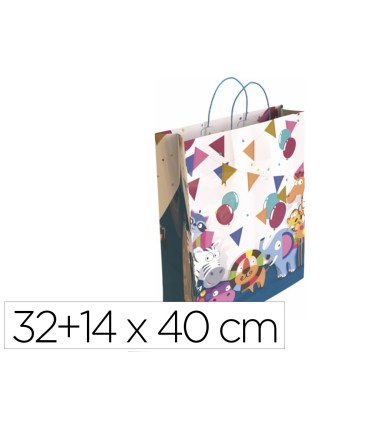 Bolsa para regalo basika ta2304 l botella 3214x40 cm