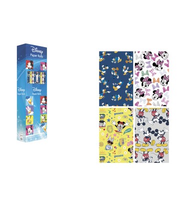 Papel de regalo basika disney rollo ancho 100 cm longitud 3 m disenos surtidos gramaje 50 gr