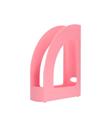 Revistero plastico q connect color rosa pastel 320x250x80 mm