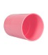 Cubilete portalapices q connect rosa pastel opaco plastico diametro 75 mm alto 100 mm