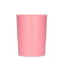 Cubilete portalapices q connect rosa pastel opaco plastico diametro 75 mm alto 100 mm