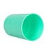 Cubilete portalapices q connect verde menta pastel opaco plastico diametro 75 mm alto 100 mm