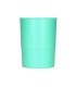 Cubilete portalapices q connect verde menta pastel opaco plastico diametro 75 mm alto 100 mm