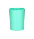 Cubilete portalapices q connect verde menta pastel opaco plastico diametro 75 mm alto 100 mm