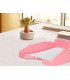 Bandeja sobremesa plastico q connect rosa pastel opaco 240x70x340mm